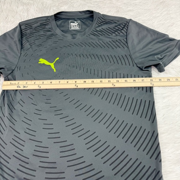 Puma short sleeve crew neck active t-shirt in gray - Picture 3 of 7